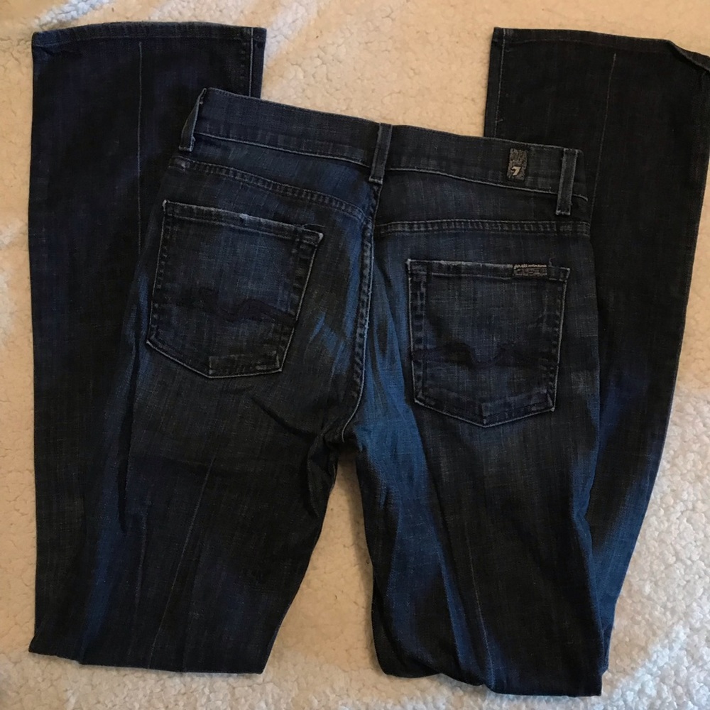 7 for all Mankind Size 28 High Waist Bootcut Jeans - Picture 8 of 8